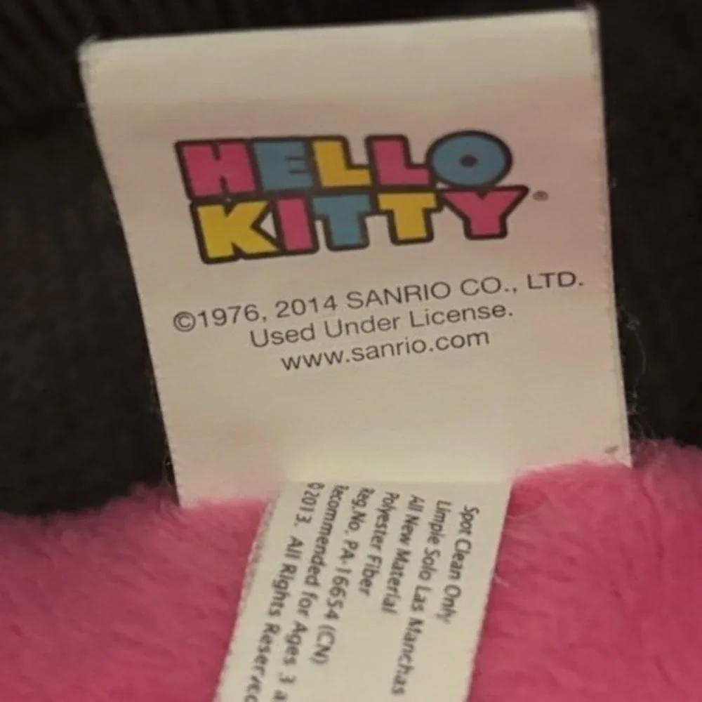 Hello Kitty Stretchkins Long Arm Knee Hugger Plush Stuffed Animal 2014. Clean